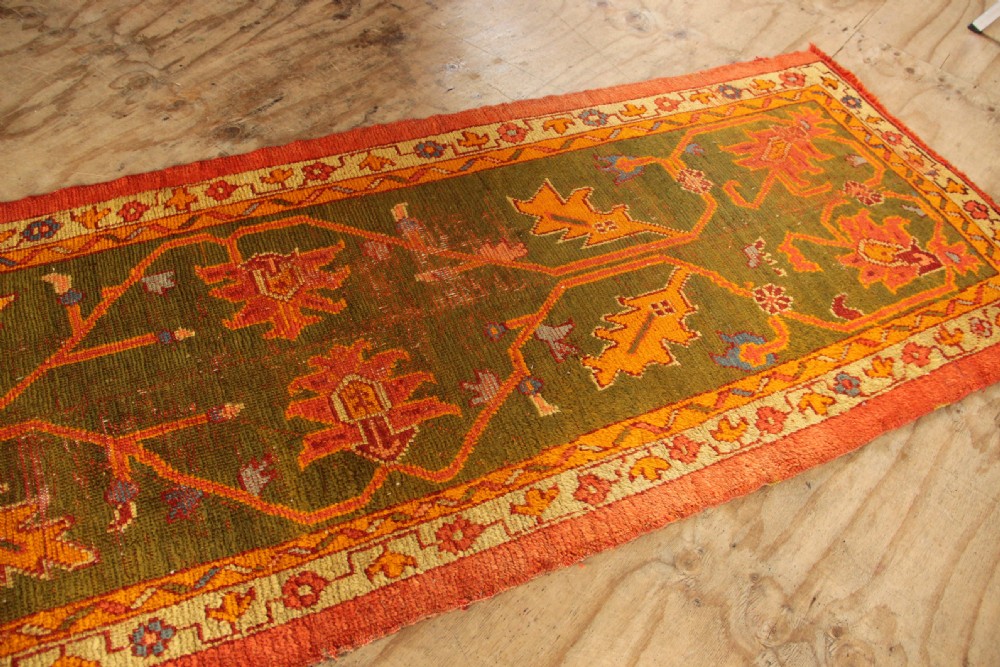 116 x 470cm Antique Oushak Runner View VII