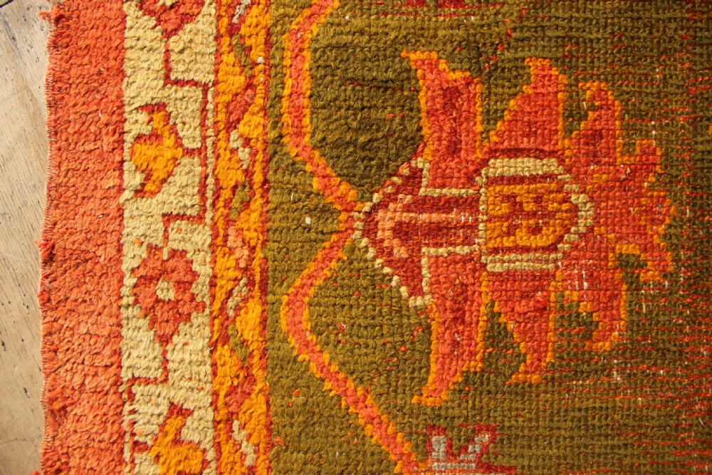 116 x 470cm Antique Oushak Runner View VIII