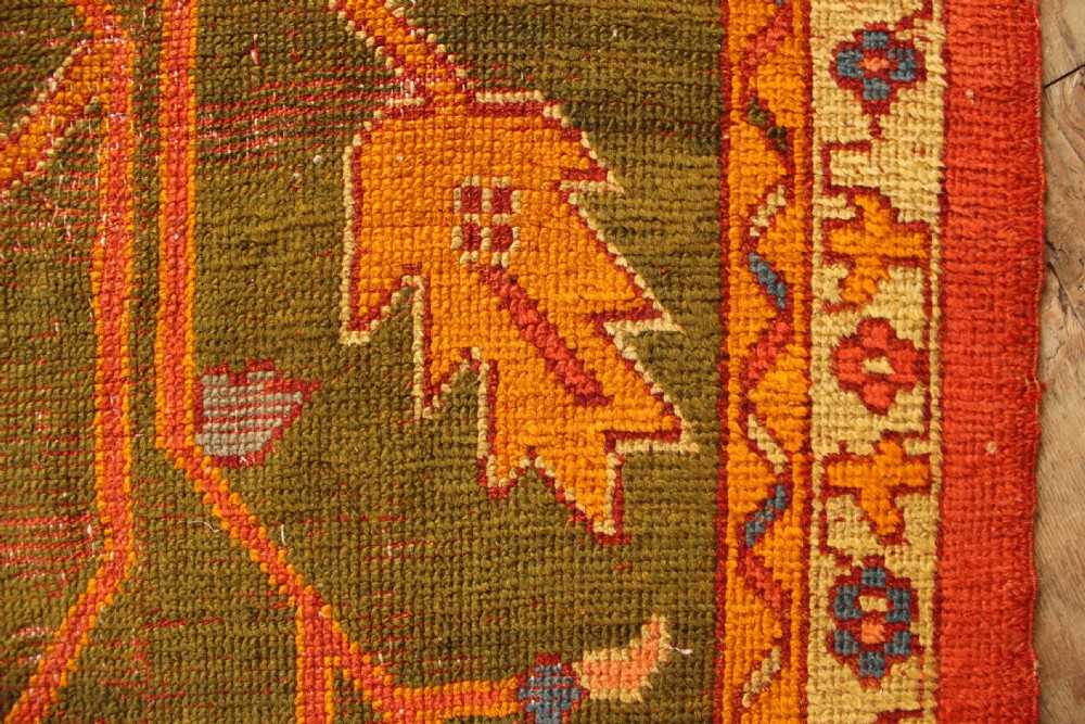 116 x 470cm Antique Oushak Runner View IX