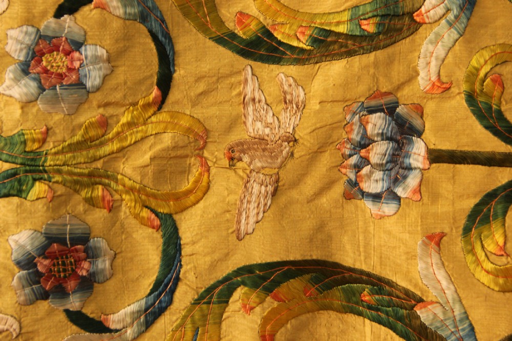 252 x 300cm Early 18th Century Italian Silk Embroidery View IX