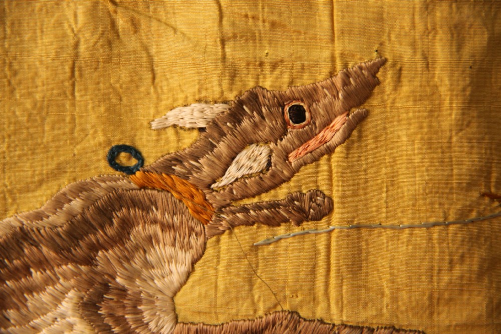 252 x 300cm Early 18th Century Italian Silk Embroidery View XIV