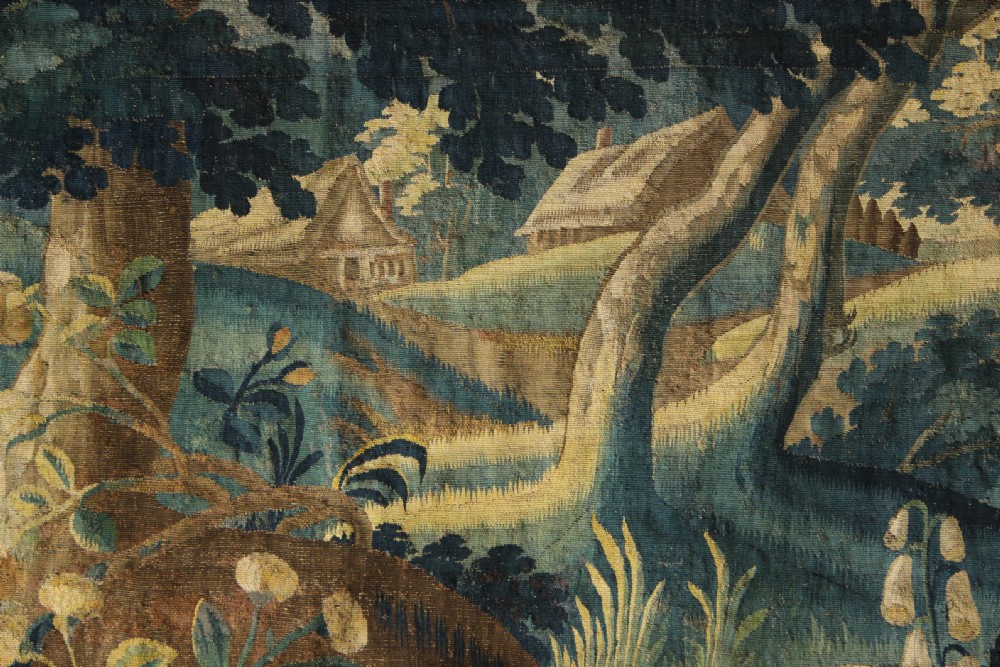 223 x 442cm 18th Century Verdure Tapestry View III