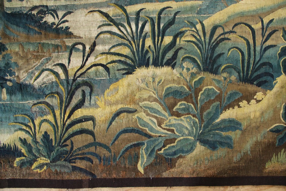 223 x 442cm 18th Century Verdure Tapestry View V