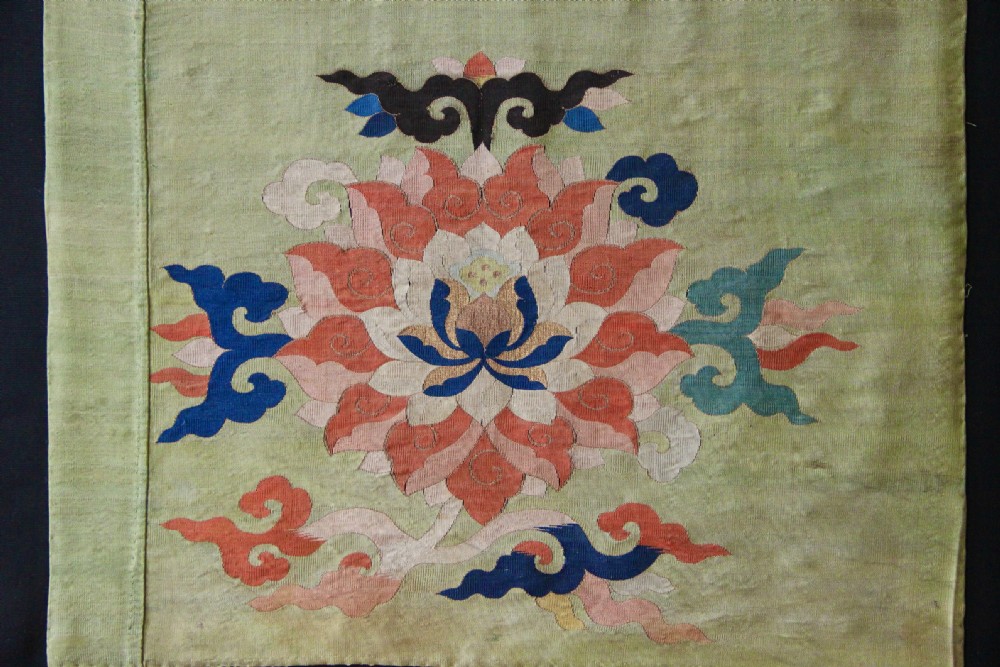 64 x 53cm Early Chinese Silk Kesi View II