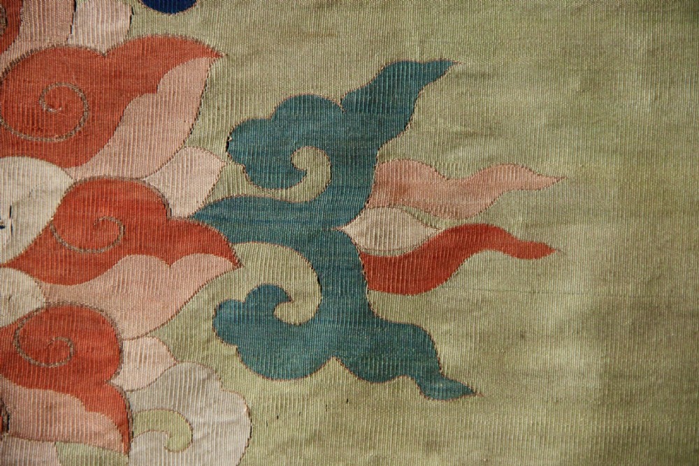 64 x 53cm Early Chinese Silk Kesi View VI