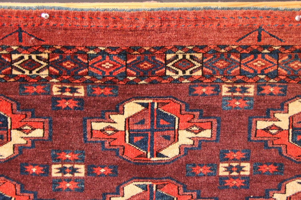 105 x 79cm Mid 19th century Yomud 9 Gul Chuval View II