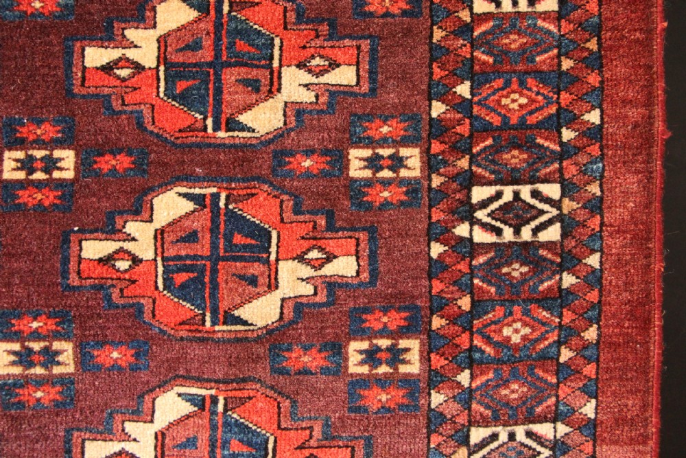 105 x 79cm Mid 19th century Yomud 9 Gul Chuval View III