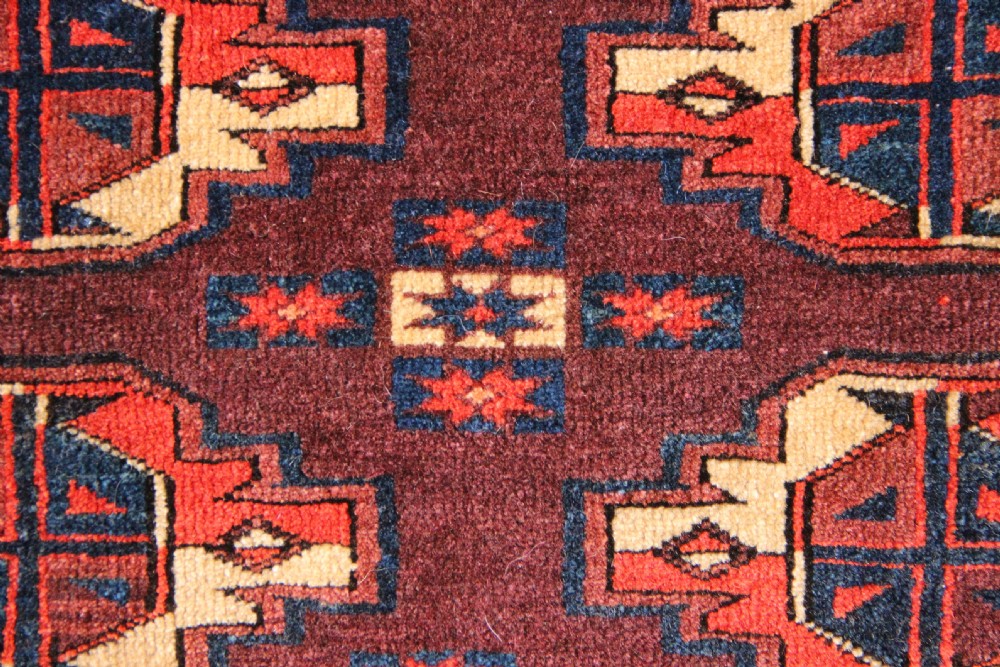 105 x 79cm Mid 19th century Yomud 9 Gul Chuval View VI