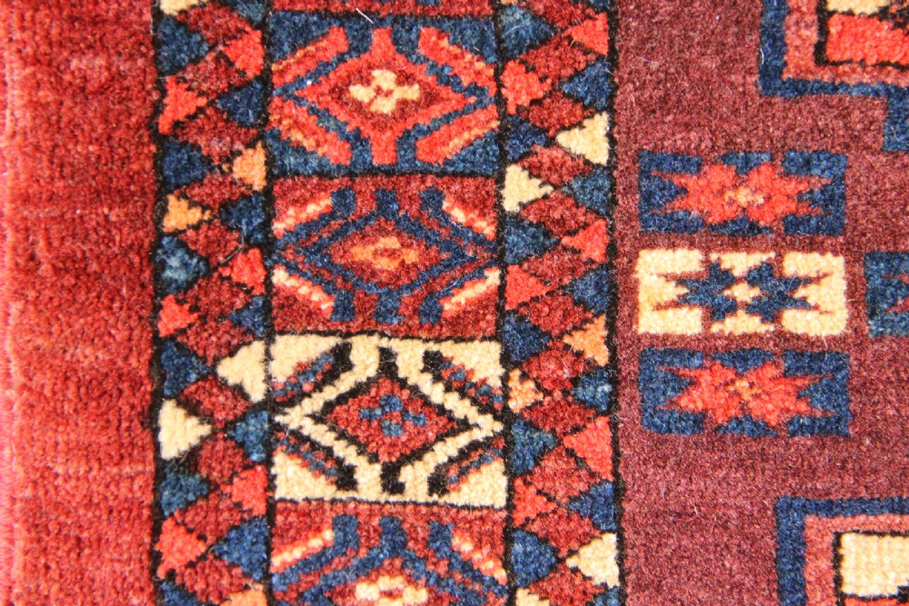 105 x 79cm Mid 19th century Yomud 9 Gul Chuval View VII
