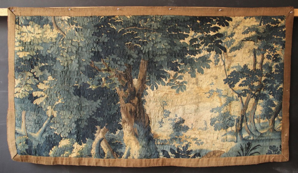 169 x 93cm 18th Century Flemish Verdue Tapestry