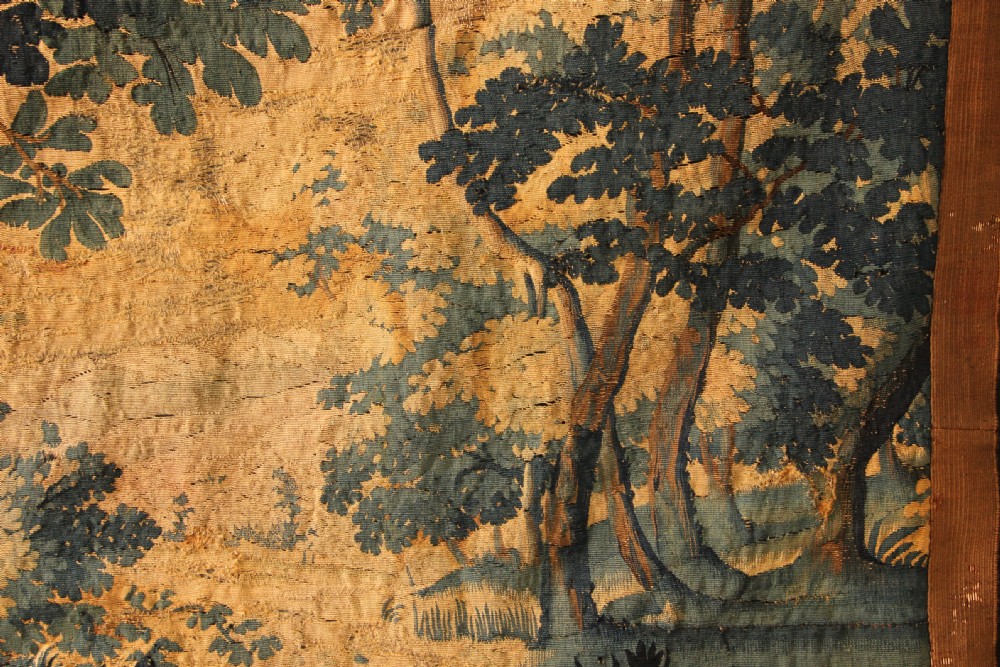 169 x 93cm 18th Century Flemish Verdue Tapestry View IV