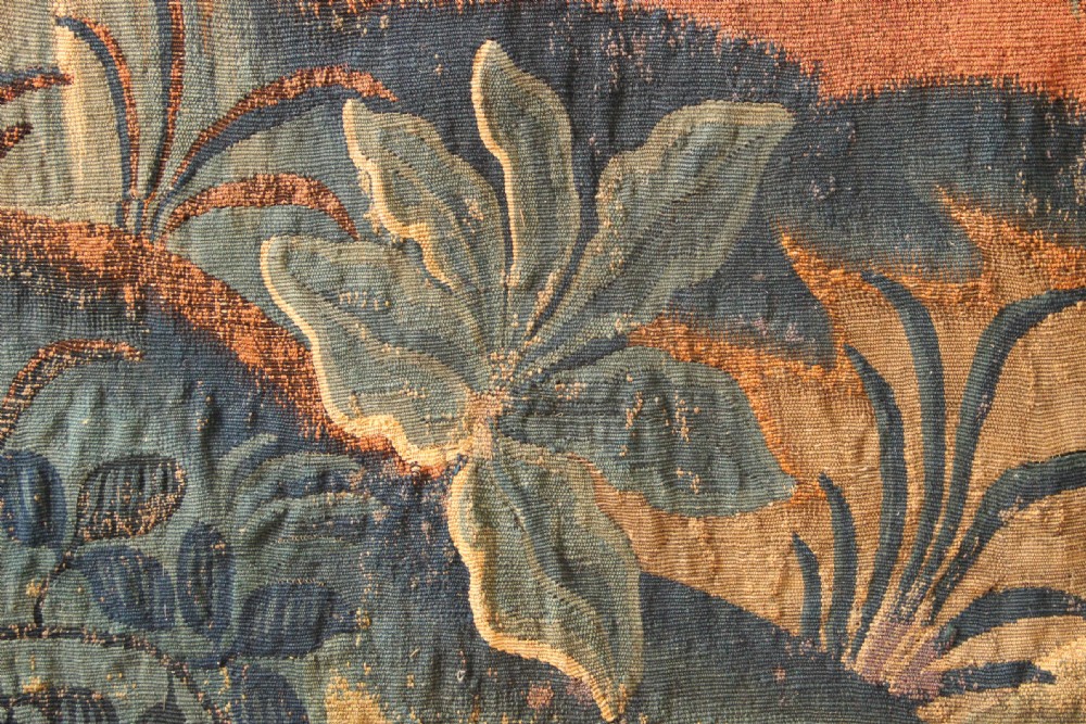 117 x 230cm 18th Century Flemish Verdure Tapestry View VI