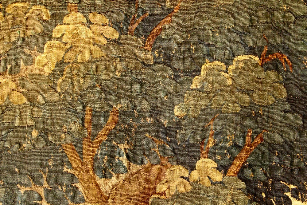 117 x 230cm 18th Century Flemish Verdure Tapestry View VIII