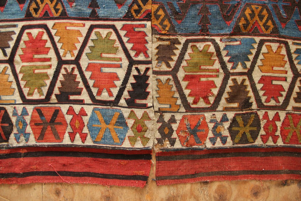 168 x 295cm Pair of Antique Anatolian Kilims View III