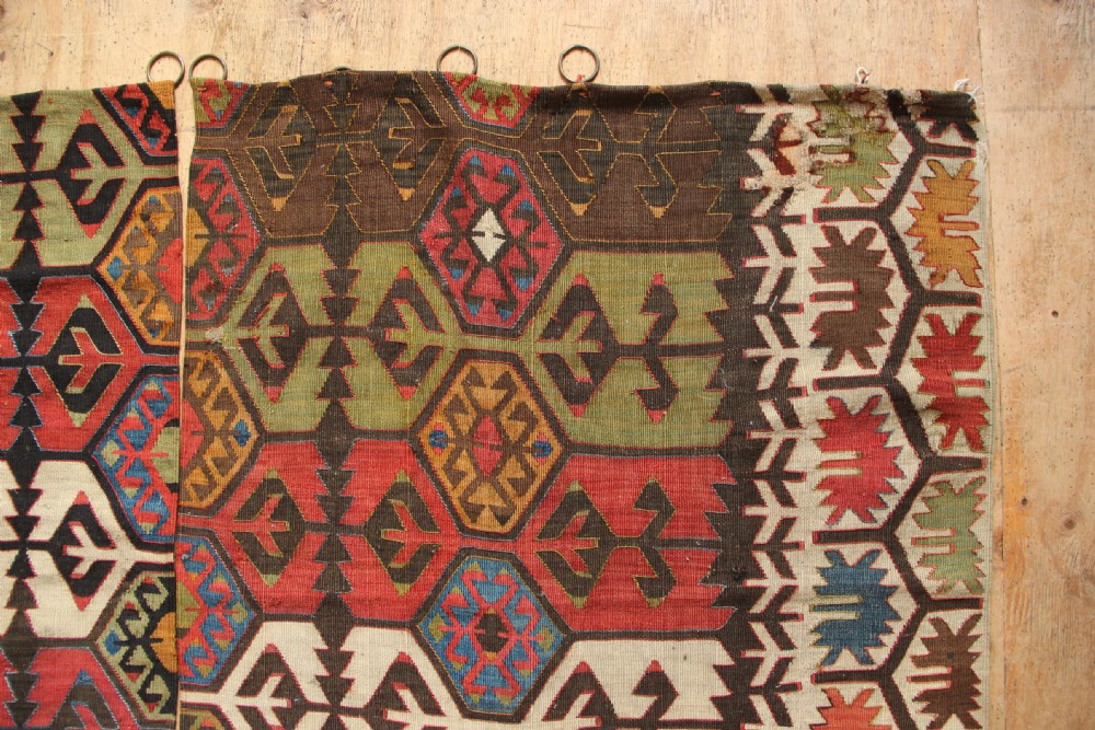 168 x 295cm Pair of Antique Anatolian Kilims View VI