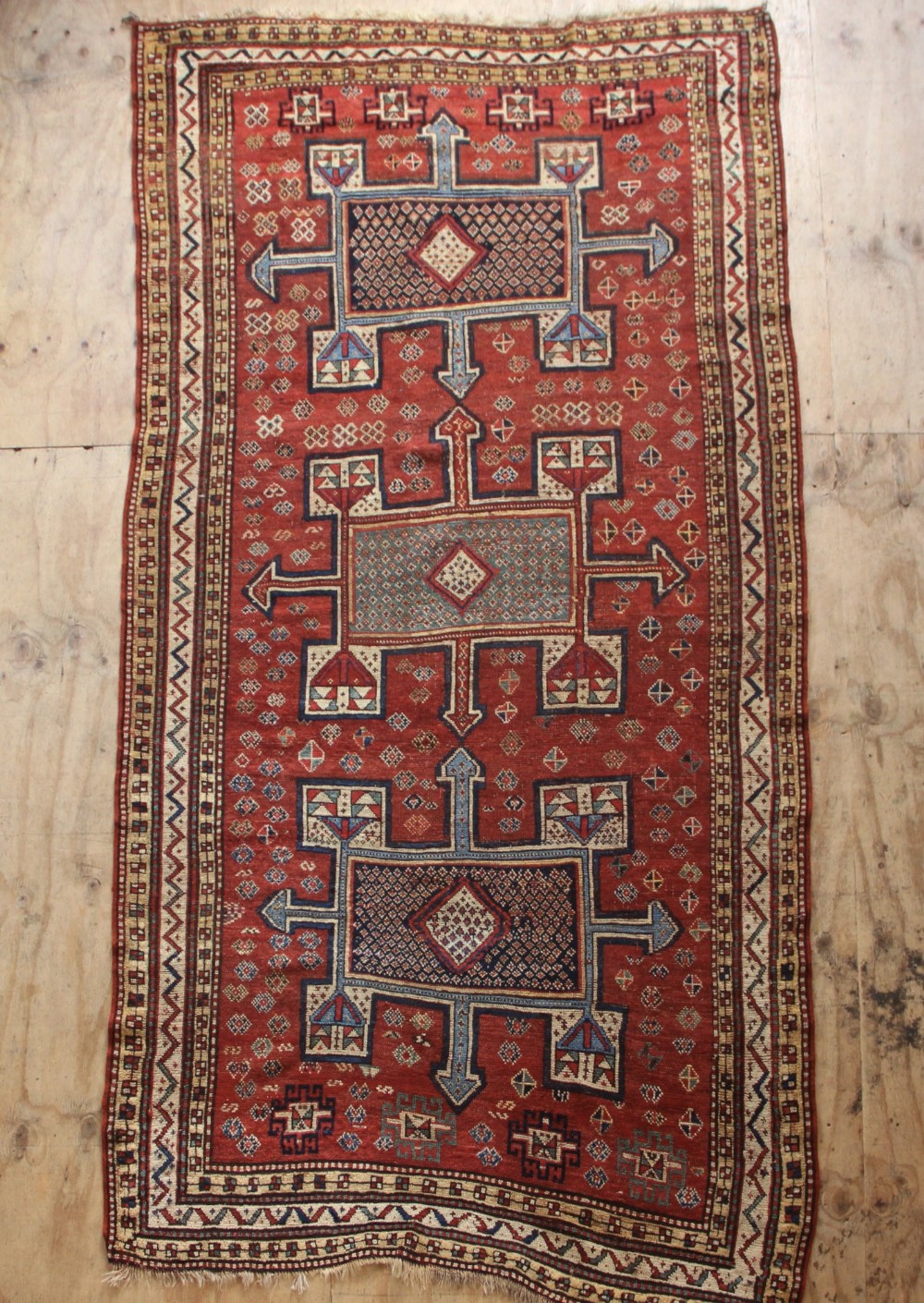 164 x 325cm Antique Quchan Kurd Carpet
