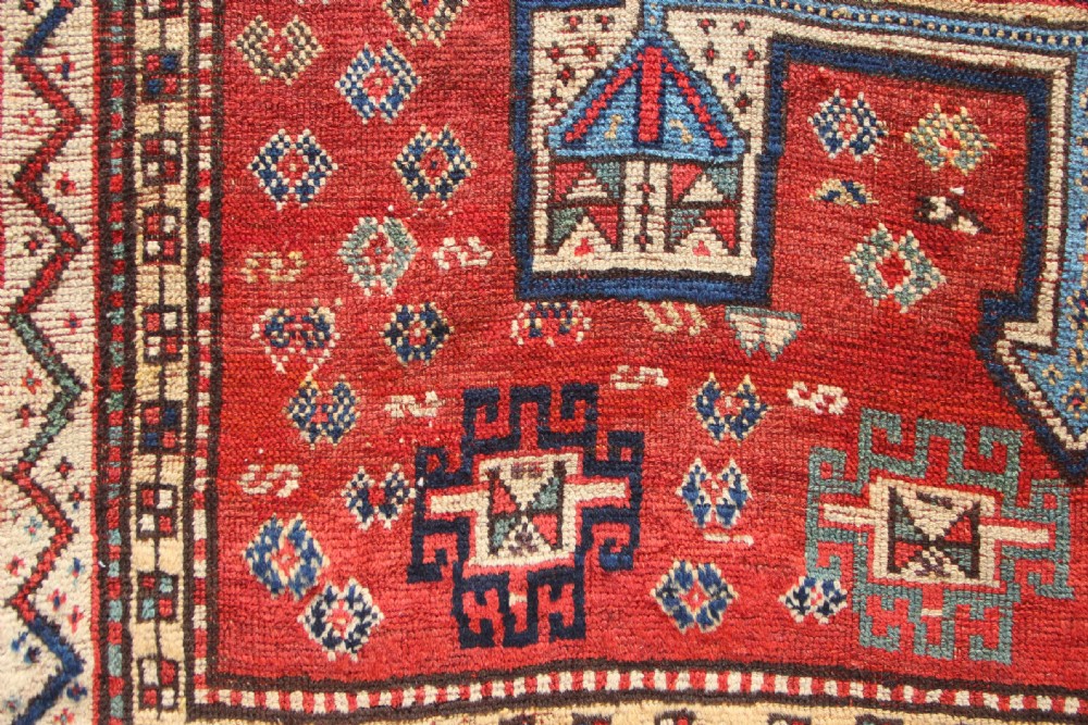 164 x 325cm Antique Quchan Kurd Carpet View V