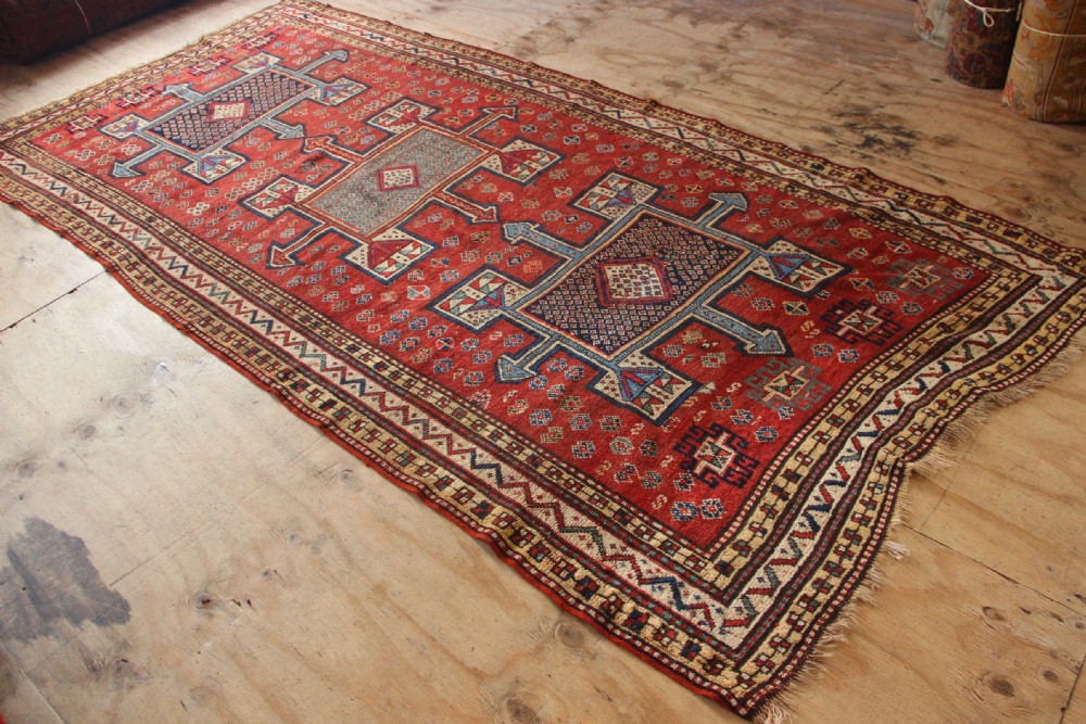 164 x 325cm Antique Quchan Kurd Carpet View IX