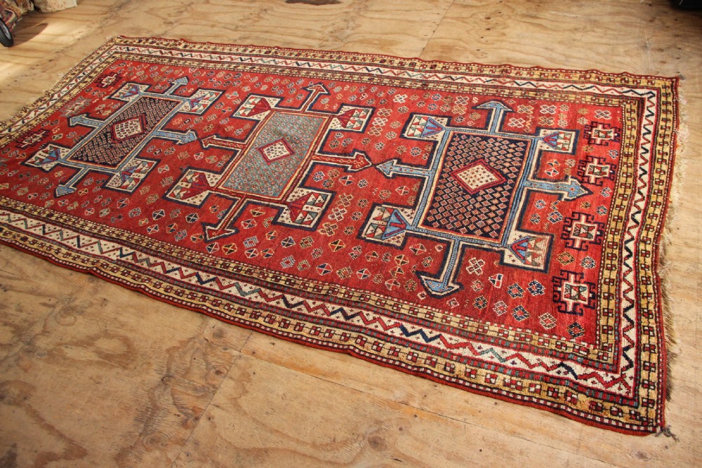 164 x 325cm Antique Quchan Kurd Carpet View XI