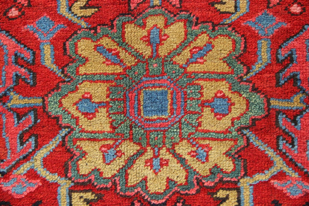 228 x 336cm Antique Heriz Allover Design Carpet View V