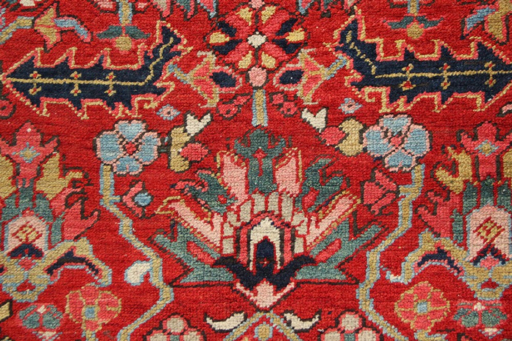 228 x 336cm Antique Heriz Allover Design Carpet View VII
