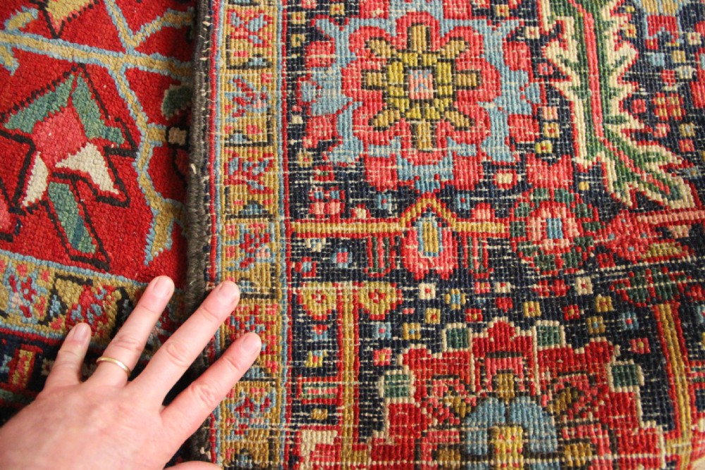 228 x 336cm Antique Heriz Allover Design Carpet View XI