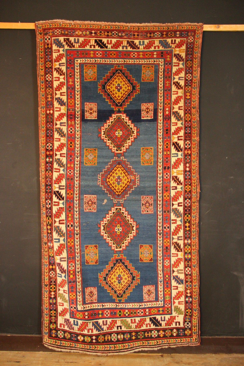 130 x 265cm Fine Antique Kazak