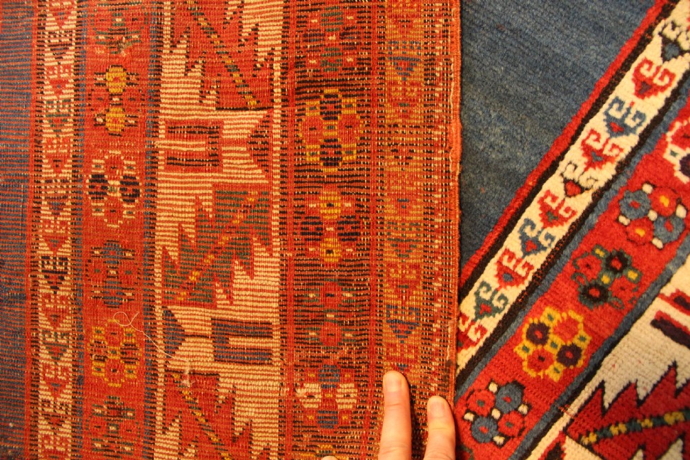130 x 265cm Fine Antique Kazak View VI