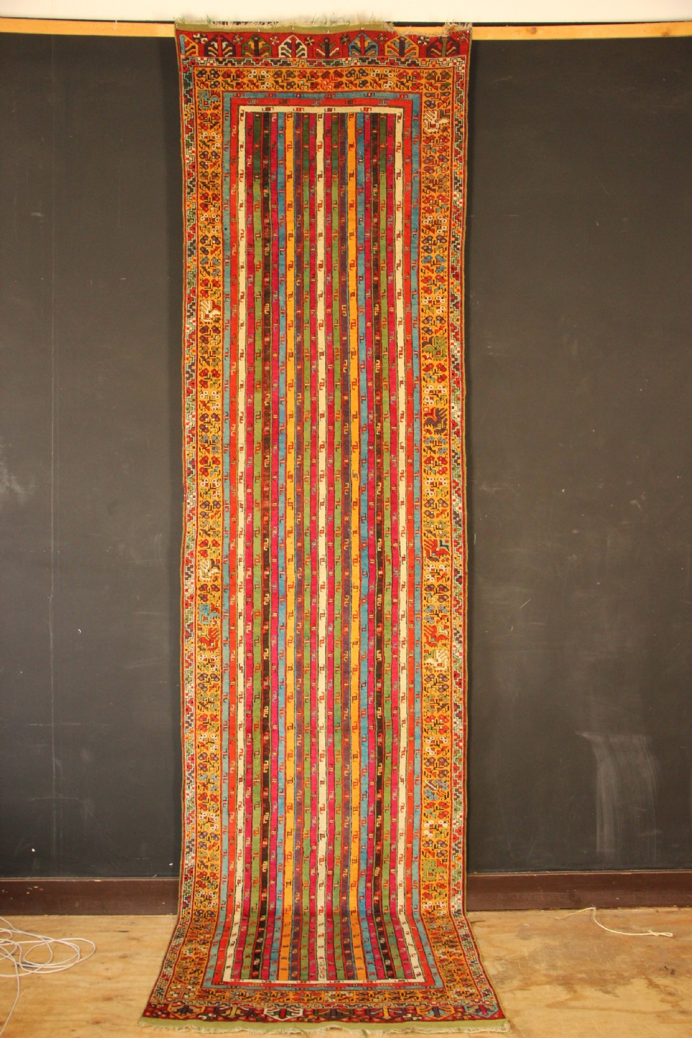 110 x 431cm Antique Kirsehir Runner