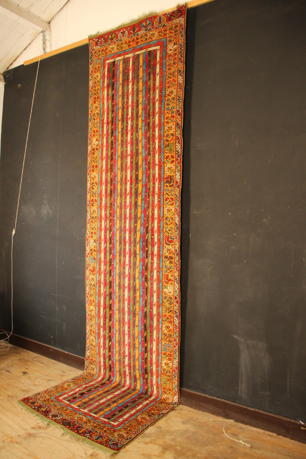 110 x 431cm Antique Kirsehir Runner View VIII