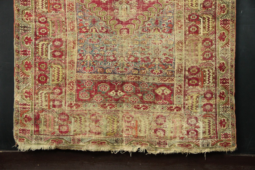 147 x 274cm Antique Ghiordes Carpet View III