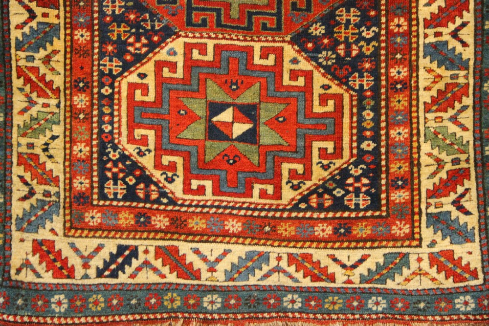 105 x 290xm Antique Moghan Kazak View III