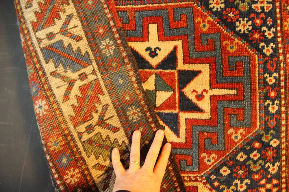 105 x 290xm Antique Moghan Kazak View VII