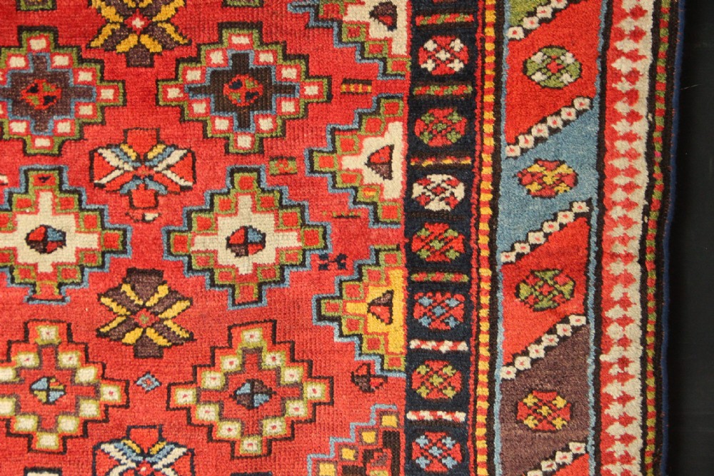 119 x 236cm Antique Kurdish Rug View II