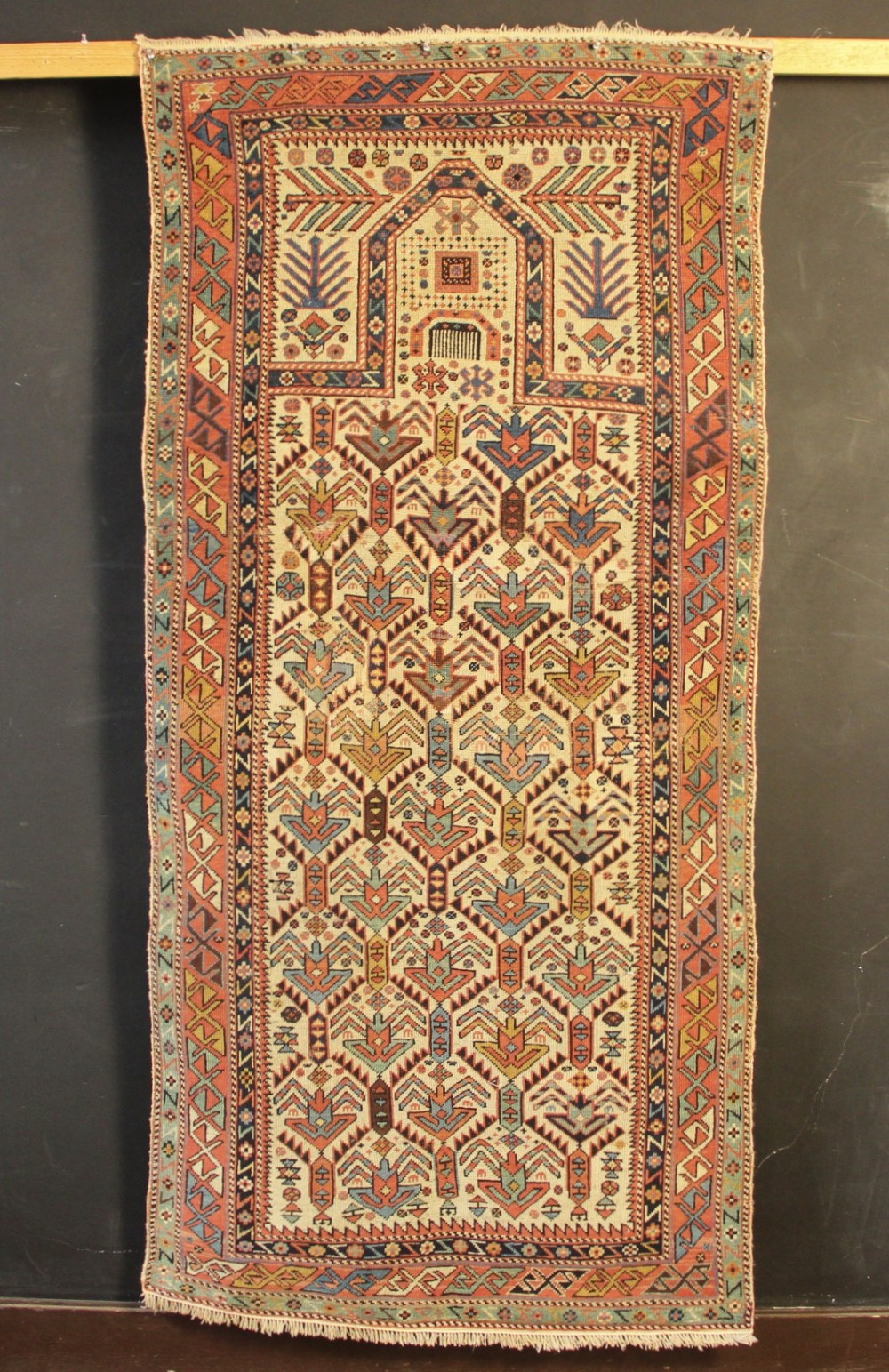 81 x 174cm Fine Antique Akstafa Prayer Rug, The Caucasus