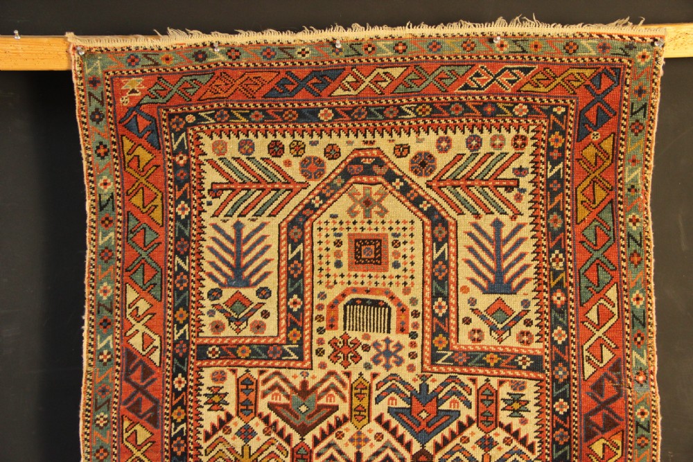 81 x 174cm Fine Antique Akstafa Prayer Rug, The Caucasus View II