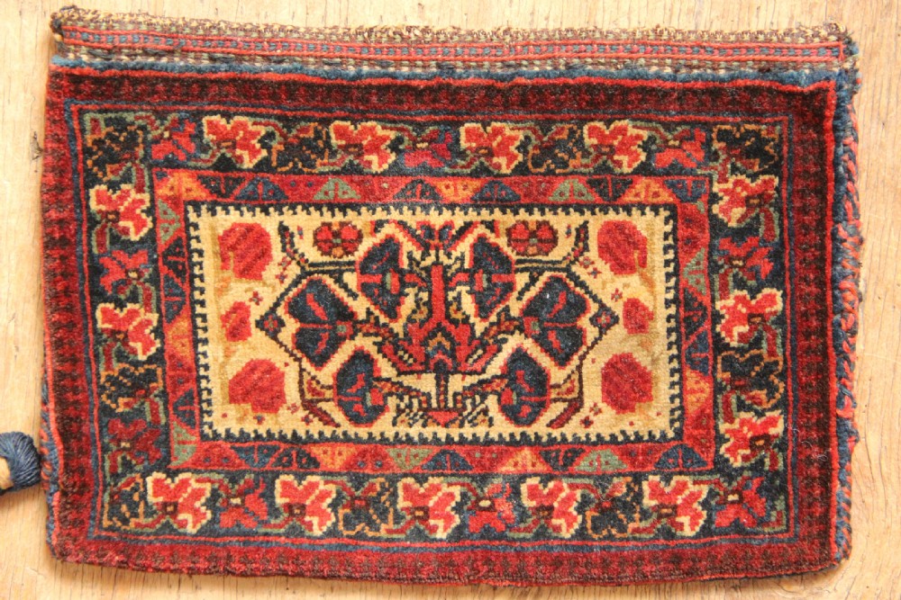 22 x 30cm Very Fine Antique Afshar 'Chanteh' or Personal Bag
