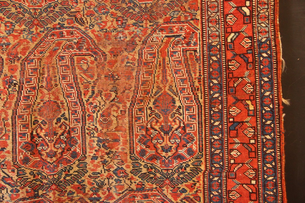 122 x 175 Fine Antique Khamseh Rug View IV