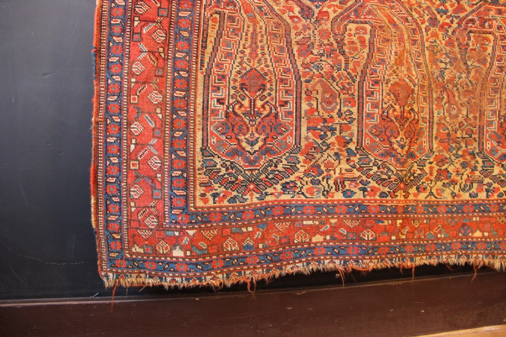 122 x 175 Fine Antique Khamseh Rug View VII