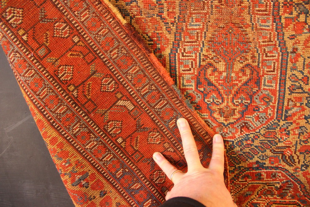 122 x 175 Fine Antique Khamseh Rug View VIII
