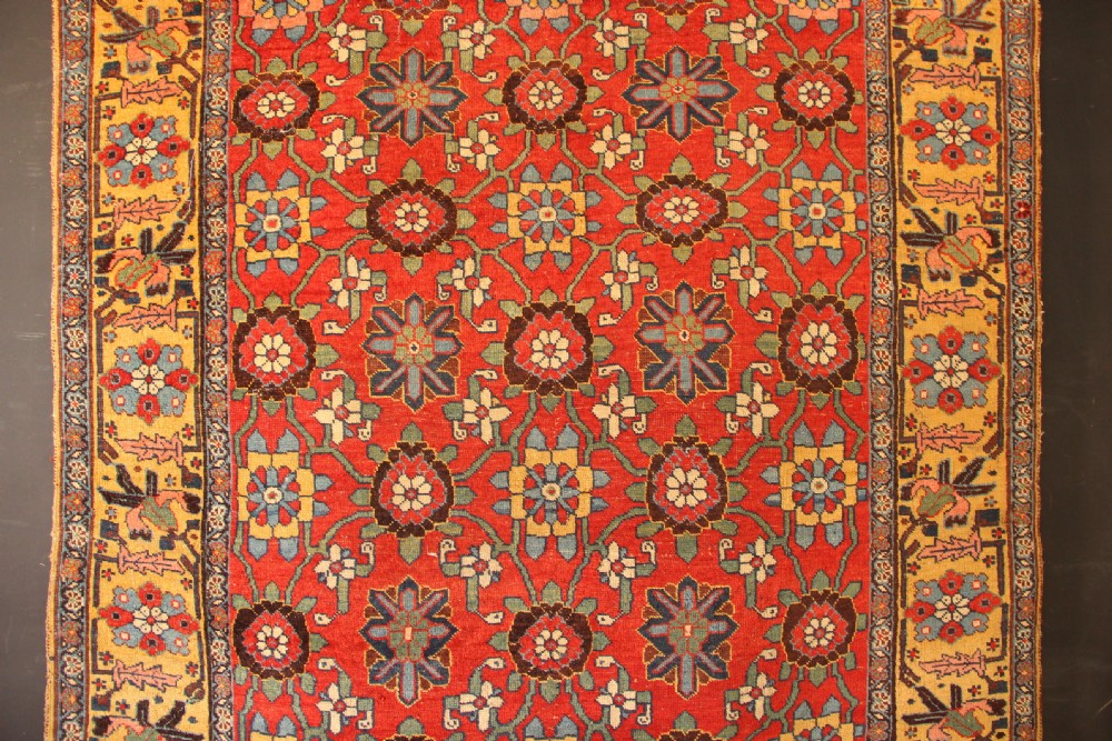 145 x 274cm Antique Kurdish Bidjar Carpet View II