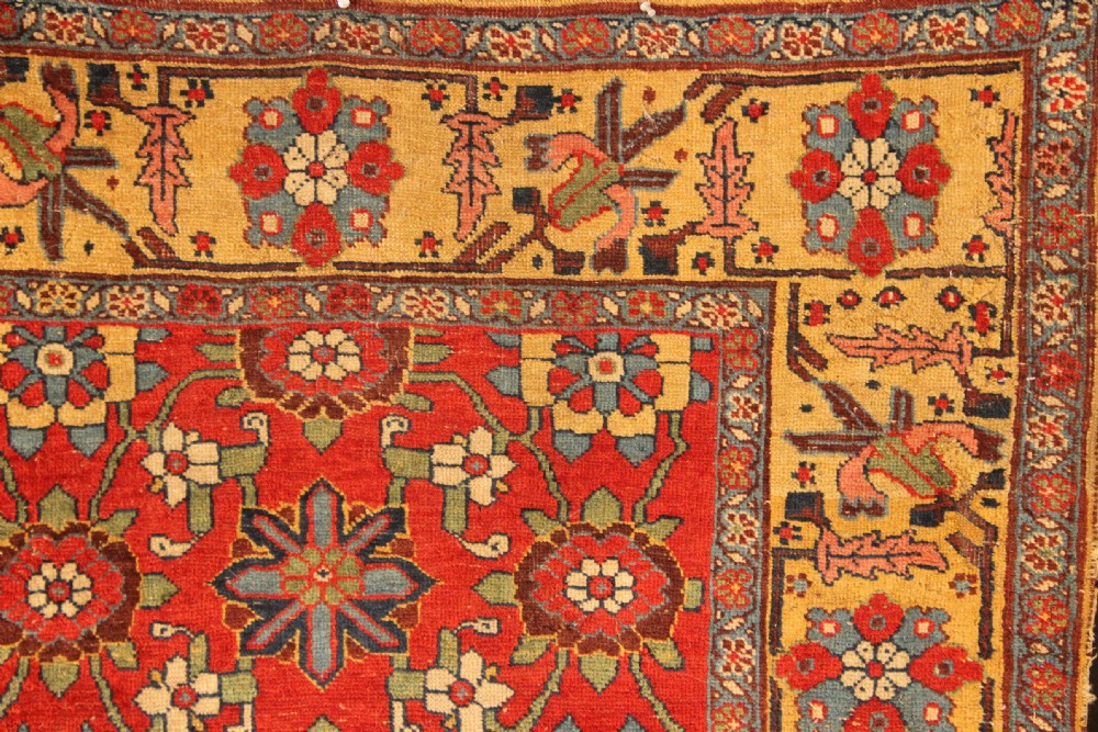 145 x 274cm Antique Kurdish Bidjar Carpet View VI