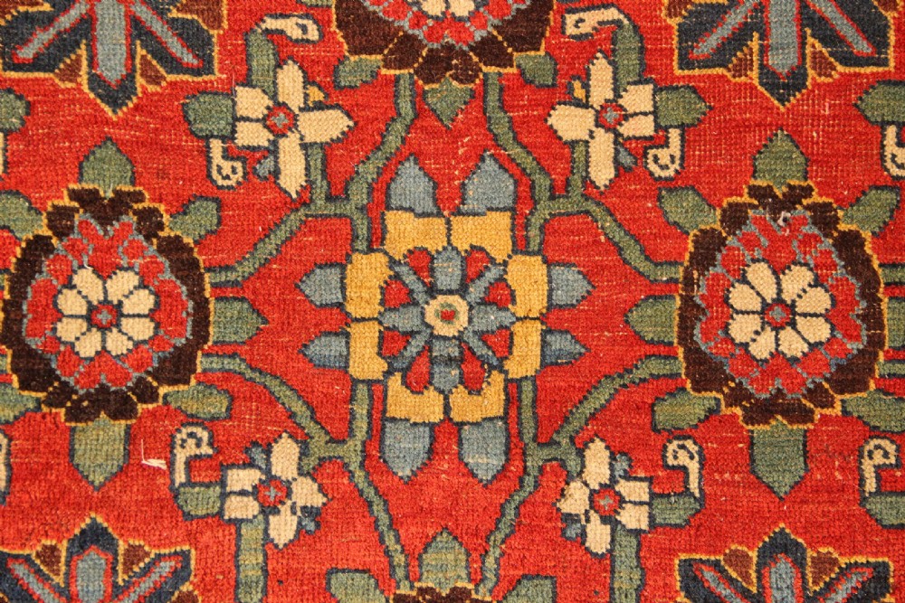 145 x 274cm Antique Kurdish Bidjar Carpet View VII