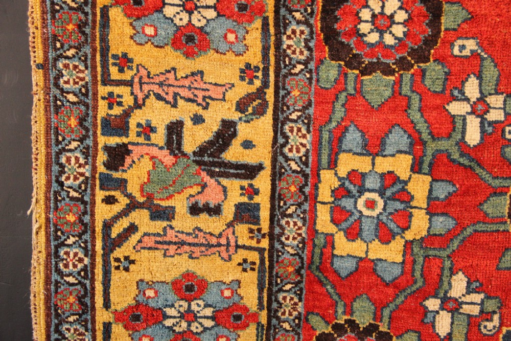 145 x 274cm Antique Kurdish Bidjar Carpet View VIII