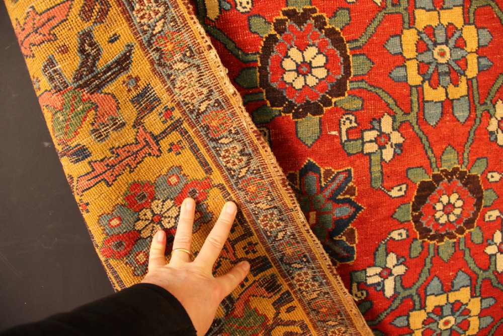 145 x 274cm Antique Kurdish Bidjar Carpet View IX