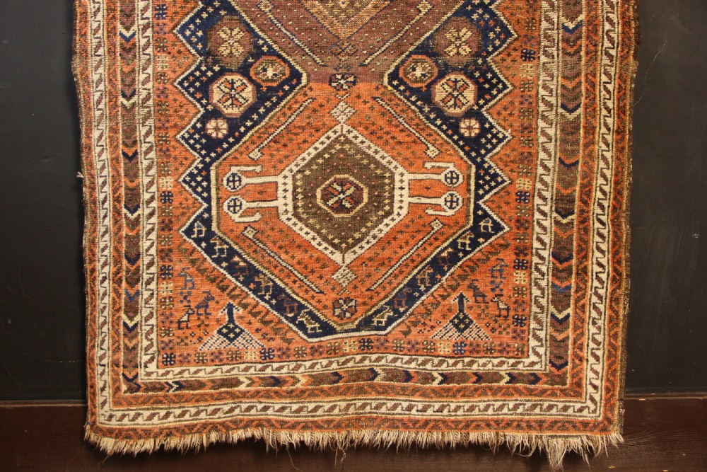 102 x 160cm Antique Belouch Rug View III