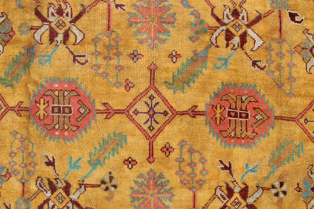 328 x 458cm Antique Oushak Carpet View II