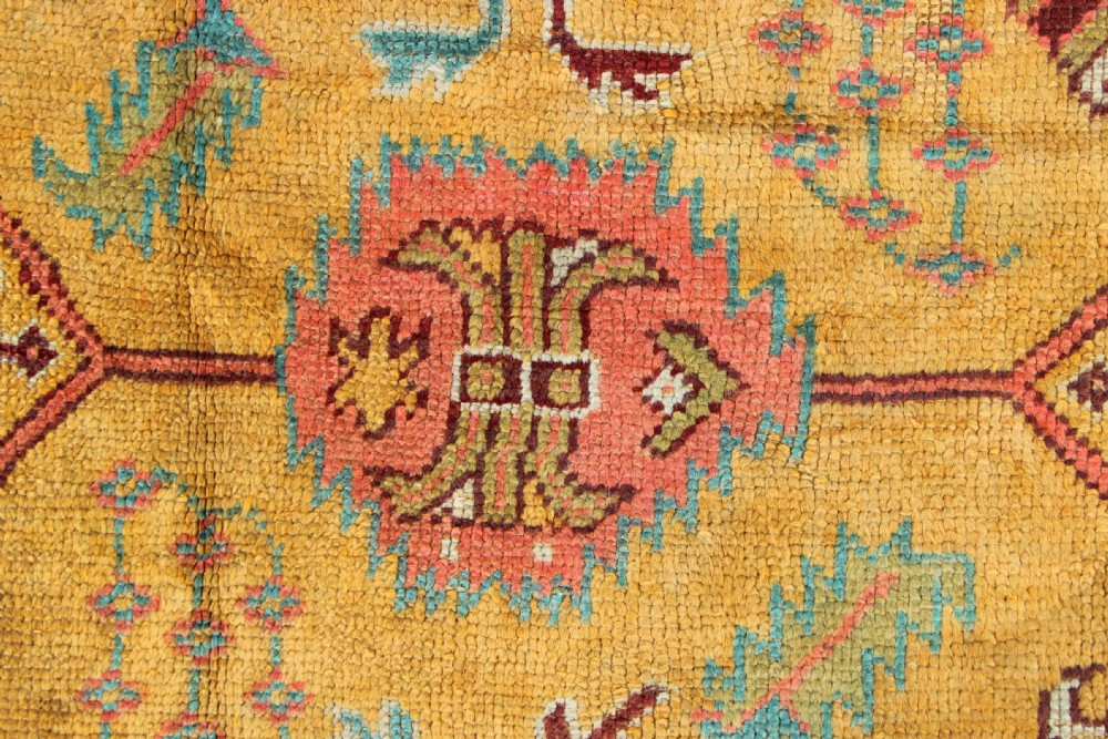328 x 458cm Antique Oushak Carpet View VI