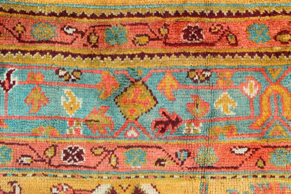 328 x 458cm Antique Oushak Carpet View VII