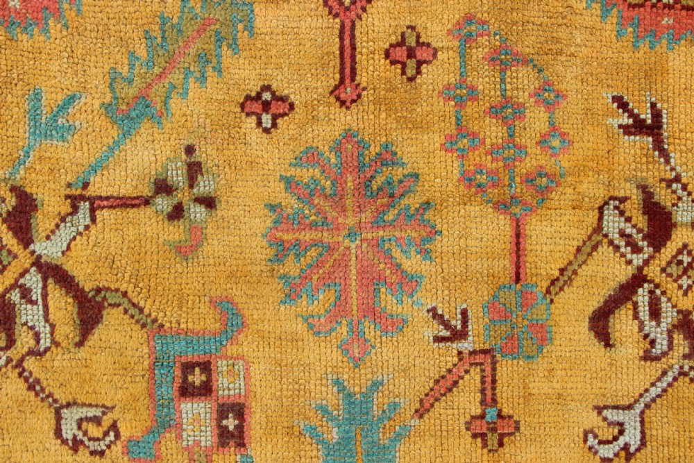 328 x 458cm Antique Oushak Carpet View XIII